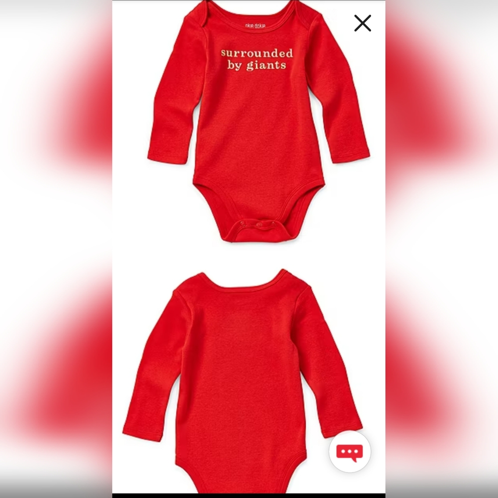 Okie Dokie Baby Unisex "Surrounded By Giants" Bodysuit Newborn